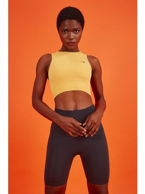 Maraton SlimFit Kadın Atlet Yaka  Kolsuz Altın Bra 813034