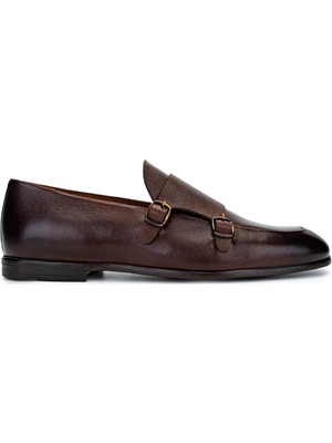 Tamer Tanca Erkek  Deri Kahverengi Loafer Ayakkabı 987 192 Erk Ayk Y25 Kahve