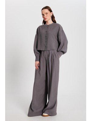 Minaaise Jasmine Bluz Antrasit