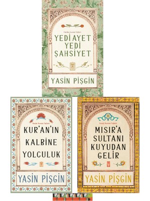 Yedi Ayet Yedi Şahsiyet-Fatiha Suresi Tefsiri,mısıra Sultanı Kuyudan Gelir,kuranın Kalbine Yolculuk (3kitap)