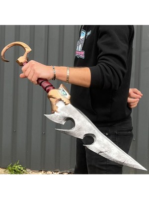 Pyke Hançer League Of Legend (70CM Büyük Boy) | Pyke Dagger League Of Legend Figür