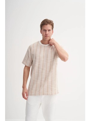 Cazador 4013 Erkek Bisiklet Yaka T-Shirt