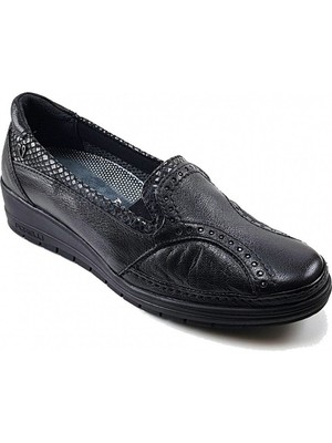 25109 Forelli Günlük Anatomik Bayan Ayakkabı-Siyah
