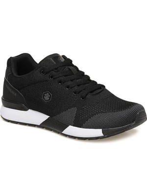 Lumberjack Erkek Spor Ayakkabı Siyah Tekstil Malzemeden Günlük Kullanım İçin Düz Taban