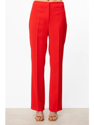  Ekol Bol Paça Cepsiz Pantolon Mercan  04204
