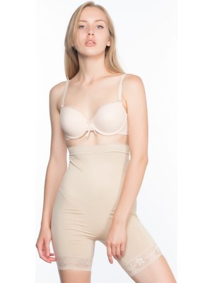 Miraxx Ten Mı Emay 2027 Yüksek Bel Dantelli Paçalı Korse