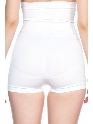 Miraxx Beyaz Mı Emay 2047 Yüksek Bel Boxer Korse
