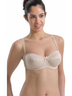 Miraxx Ten Mı Emay 159 B Balenli Straplez Toparlayıcı Sütyen