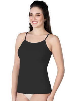 Miraxx Siyah Mı Emay 1410 Modal Cotton Ince Askılı Atlet