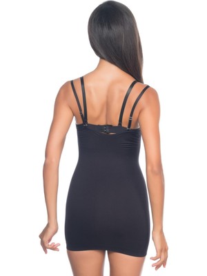 Miraxx Siyah Mı Emay 5043 Göğsü Açık Masajlı Korse