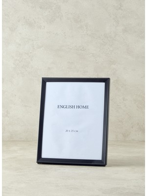 English Home 20X25 cm Siyah Tulia Çerçeve Şekil ve Renk ile Şık Fotoğraf Çerçevesi