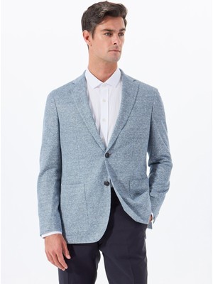 Hackett Slim Fit Açık Mavi Erkek Ceket HM443426