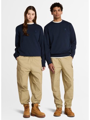 Timberland Woven Badge (Lb) Crew Neck Erkek Sweatshirt