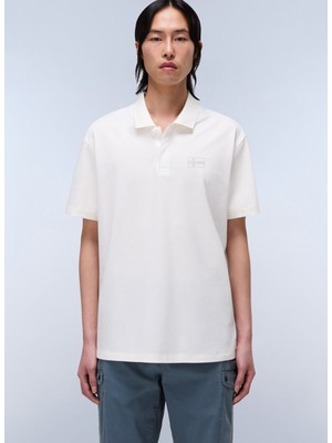 Napapijri NP0A4IDC2061-E-SORANO Ss Beyaz Relaxed Erkek T-Shirt