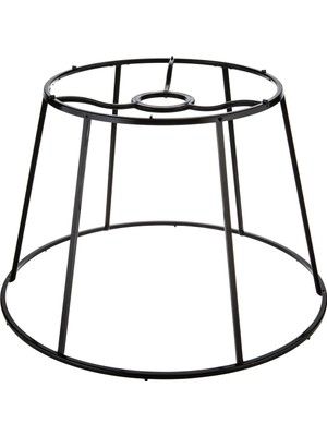 Mediterian 30'luk Konik Yekpare Çerçeve Siyah, şık ve dayanıklı metal tasarım. Ledli model.