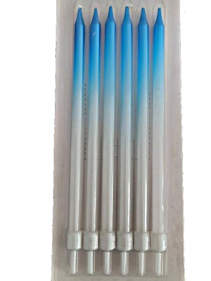 Pasta Mumu 6'lı - Mavi - Sedef - 15 cm