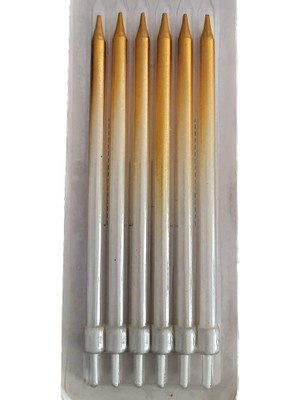 Pasta Mumu 6'lı - Altın - Sedef - 15 cm