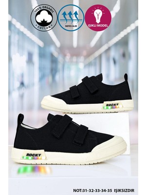 Big King Işıklı Keten Unisex Çocuk Ayakkabı