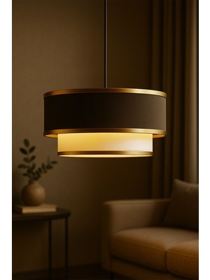 Mediterian Modern antrasit tekli avize, zarif tasarımıyla yaşam alanınıza şıklık katar