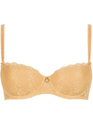 Aubade Rosessence Gemoldete Halbschale, G Cup'a Kadar Dantelli Destekli Sütyen