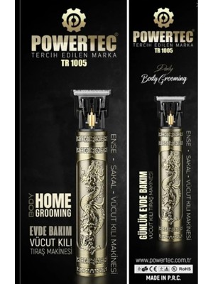 Powertec Powertec TR-1005 Lazer-Epilasyon Öncesi Tüm Vücut Tıraş Makinesi