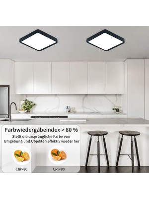 Mediterian Antrasit 24W LED avize, metal yapı, 44x70 cm, ideal aydınlatma çözümü