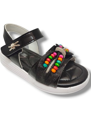 Butiqe 1809-25 Boncuk Taşli Anatomik Kız Çocuk Sandalet 26-30