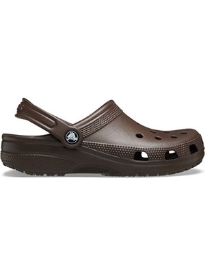 Crocs Classic Unisex Terlik 10001-21Q Kahverengi Düz Topuklu Günlük Kullanım İçin