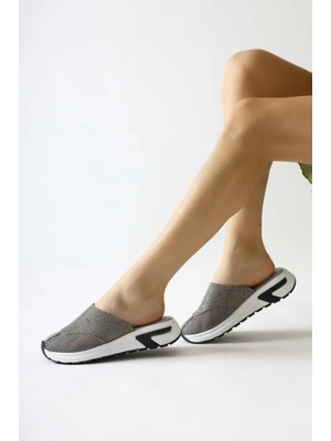 Pisagor 31630 File Detaylı Taşlı Kadın Kapalı Terlik