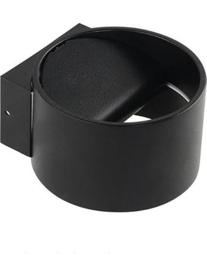 Mediterian Şık Siyah Led Duvar Aplik 8W 4200K ile Mekâna Estetik Katın