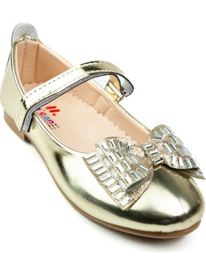 Minican 10009 Altın Kız Çocuk Abiye Ayakkabı