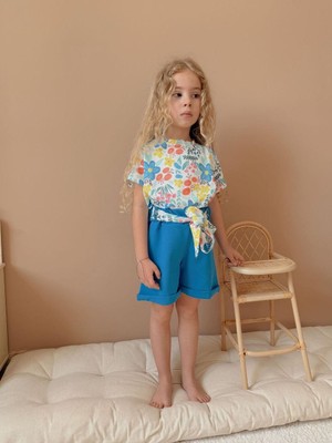 Berme Kids Kız Çocuk Şort Gömlek Takım