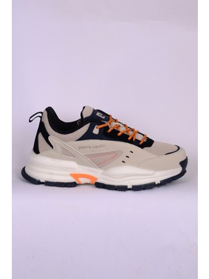 Pierre Cardin PCI11093 Yüksek Taban Bağcıklı Kışlık Bej Erkek Kışlık Spor Ayakkabı