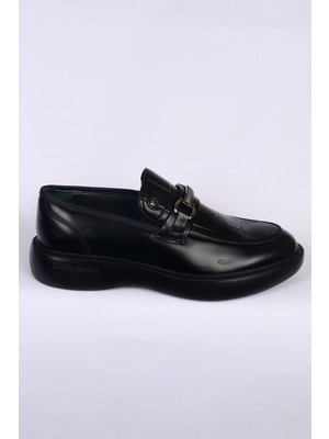 Pierre Cardin 70919 Erkek Loafer Yüksek Taban Siyah Günlük Ayakkabı