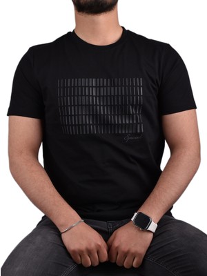 Adv-5000 Bisiklet Yaka Tişört /Beyaz/M