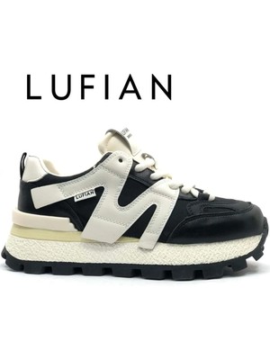Lufian 121230019 Emily Sneaker  Deri Spor Ayakkabı Siyah