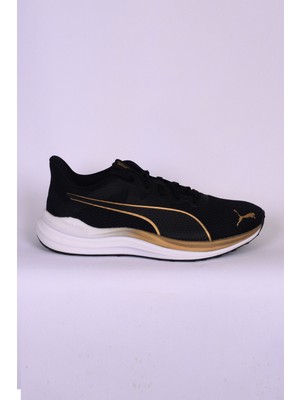 Puma 378768 27 Reflect Lite Ortapedik Taban Hafif Taban Bağcıklı Siyah Kadın Spor Ayakkabı