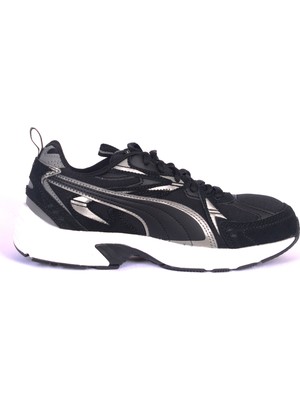 Puma 393489 01 Milenio Tech Suede Bağcıklı Ortapedik Taban Siyah Unisex Günlük Spor Ayakkabı