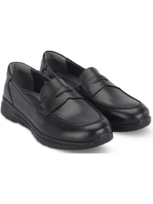 Forelli 29409 Gola-G 36/41 Kadın Hakiki Deri Ulttra Comfort Taban Günlük Casual Loafer Ayakkabı
