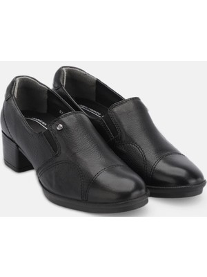 Forelli 57203 Piloyd-G 36/41 Kadın Hakiki Deri Ultra Comfort Esnek Taban Topuklu Klasik Ayakkabı
