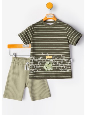 Erkek Bebek Şortlu Takım Erkek Bebek Ikili Takım Erkek Bebek Alt Ust Takım Erkek Çocuk Yazlık Takım