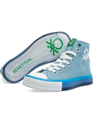 Benetton Kadın Mavi Günlük Spor Ayakkabı - BN-30189-89