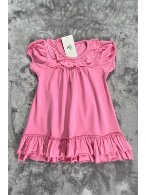 Fırfırlı Kız Çocuk Elbise