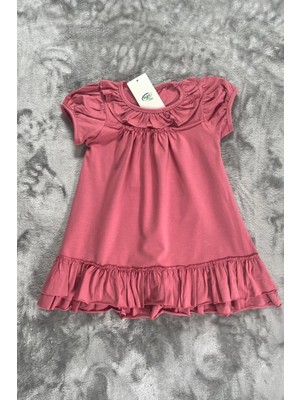 Fırfırlı Kız Çocuk Elbise