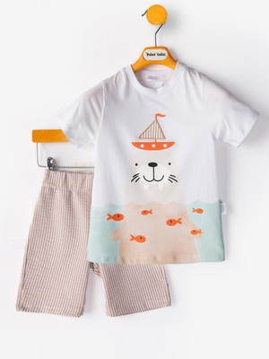 Erkek Çocuk Yazlık Takım Erkek Bebek Şortlu Takım Erkek Bebek Ikili Takım Erkek Bebek Alt Ust Takım
