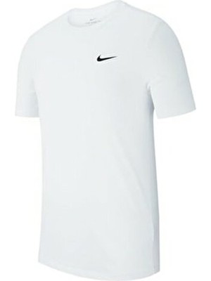 Nike M Nk Df Tee Dfc Crew Solid Erkek Beyaz T-Shirt - AR6029-100