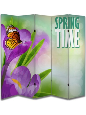Doğa Temalı Özel Tasarım Paravan Room Divider 180 x 200 cm