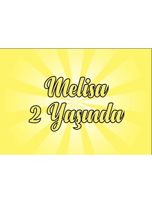 Mor Doğum Günü Afişi 70X100 cm