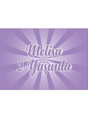 Turkuaz Doğum Günü Afişi 70X100 cm