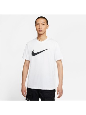 Nike M Nsw Tee Icon Swoosh Erkek Beyaz T-Shirt - DC5094-100